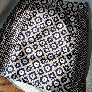 Boden Floral Geometric Mini Skirt